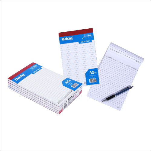 Ruled Writing Pads - Micro Perforated, A5-A6-B5-B4 Sizes, Ideal For Students, Attractive Cover Design, Perfect For Note Taking