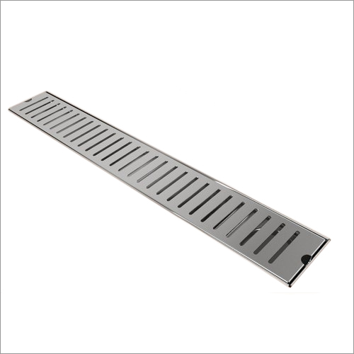 Channel Delta Shower Drain - Color: Black