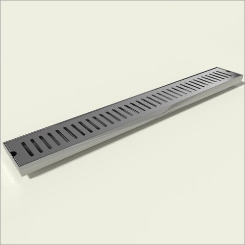 Channel Delta Shower Drain - Color: Black