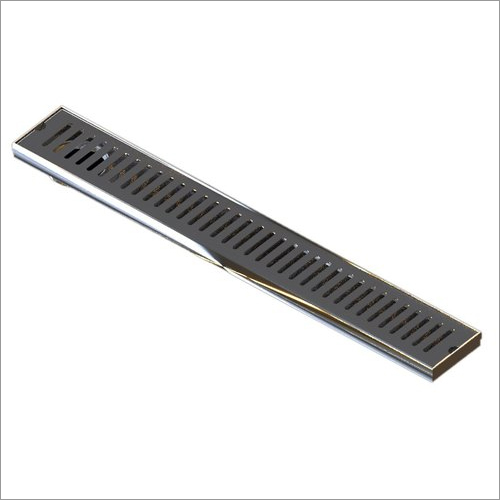 Channel Delta Shower Drain - Color: Black