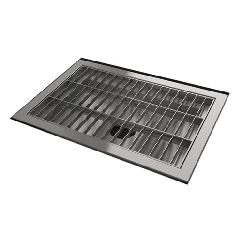 Rectangular Floor Grating - Material: Stainless Steel