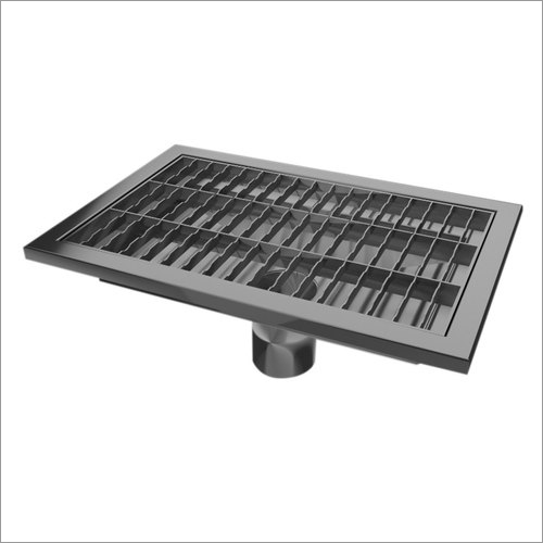 Rectangular Floor Grating - Material: Stainless Steel