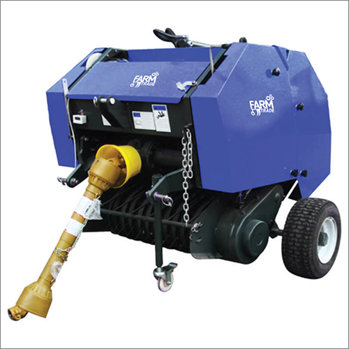 Mini Round Baler - Steel | 4 ft Bale Diameter, 1,000 lbs Bale Weight, 50 hp Power Requirement, 6 ft x 4 ft x 4 ft Dimensions, 2,000 lbs Total Weight