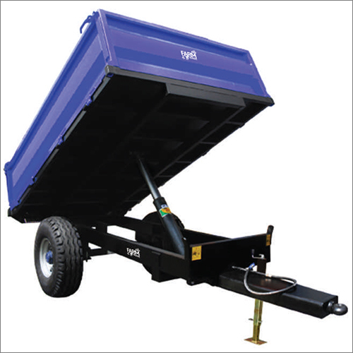 Tipping Trailer - Steel Build, 10ft x 6ft x 3ft Dimensions, 2.5 Ton Payload | Single Axle, Hydraulic Brakes, 14 Inch Wheels, Leaf Spring Suspension