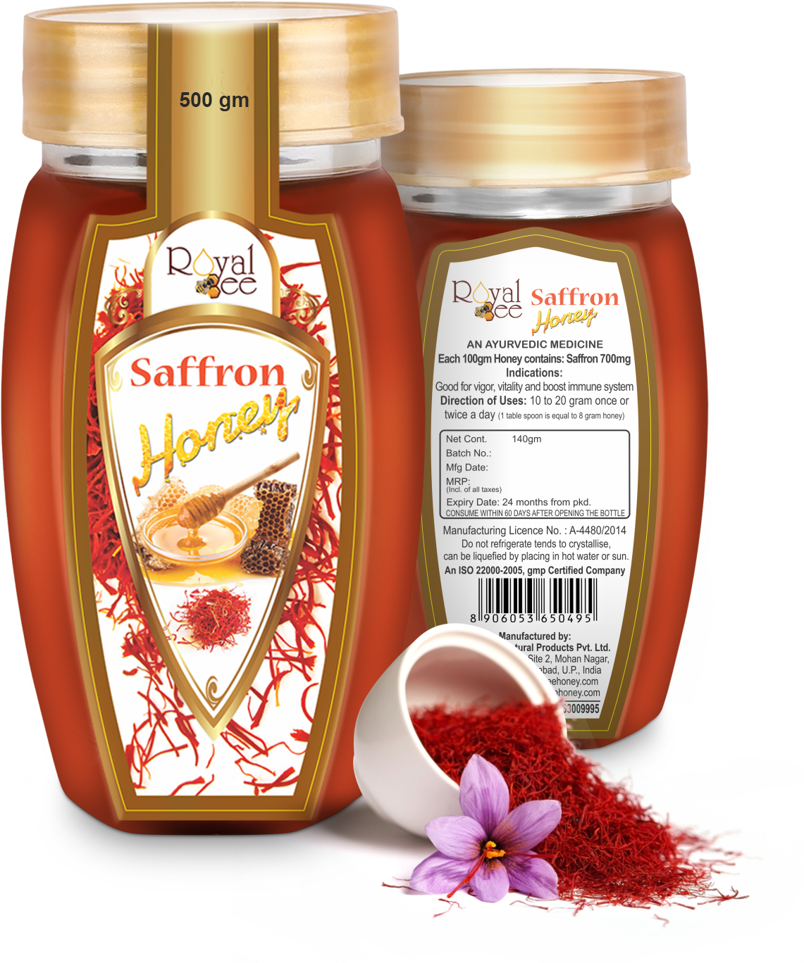 Saffron Honey