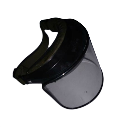 Elastic Faceshield - 8x12 Inches, Transparent Acrylic | Reusable, 2 Mm Thick, Protects Face & Eyes, Industrial Usage, Weight: 180 G