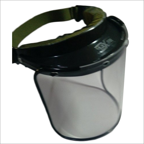 Elastic Faceshield - 8x12 Inches, Transparent Acrylic | Reusable, 2 Mm Thick, Protects Face & Eyes, Industrial Usage, Weight: 180 G