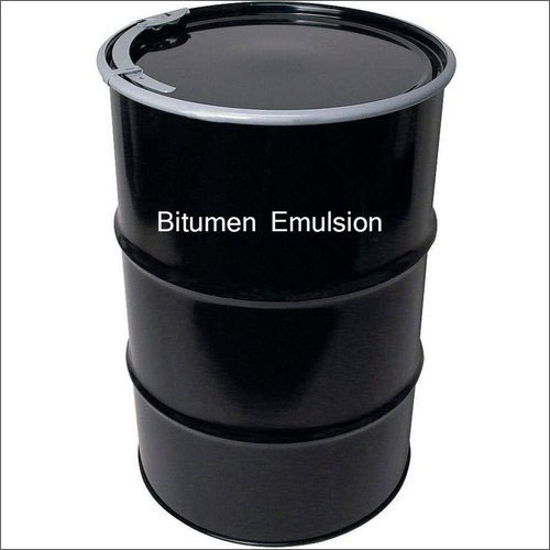 Industrial Bitumen Emulsion - Mild Steel Drum 200-250 Litres | Excellent Water-proofing, Natural Petroleum Asphalt Used In Road And Roofing Applications
