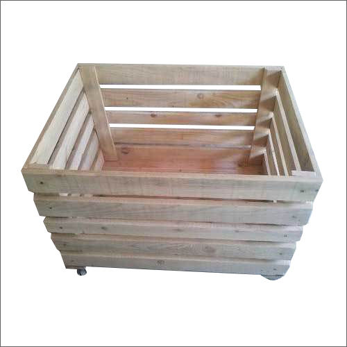 Wood Industrial Wooden Crate