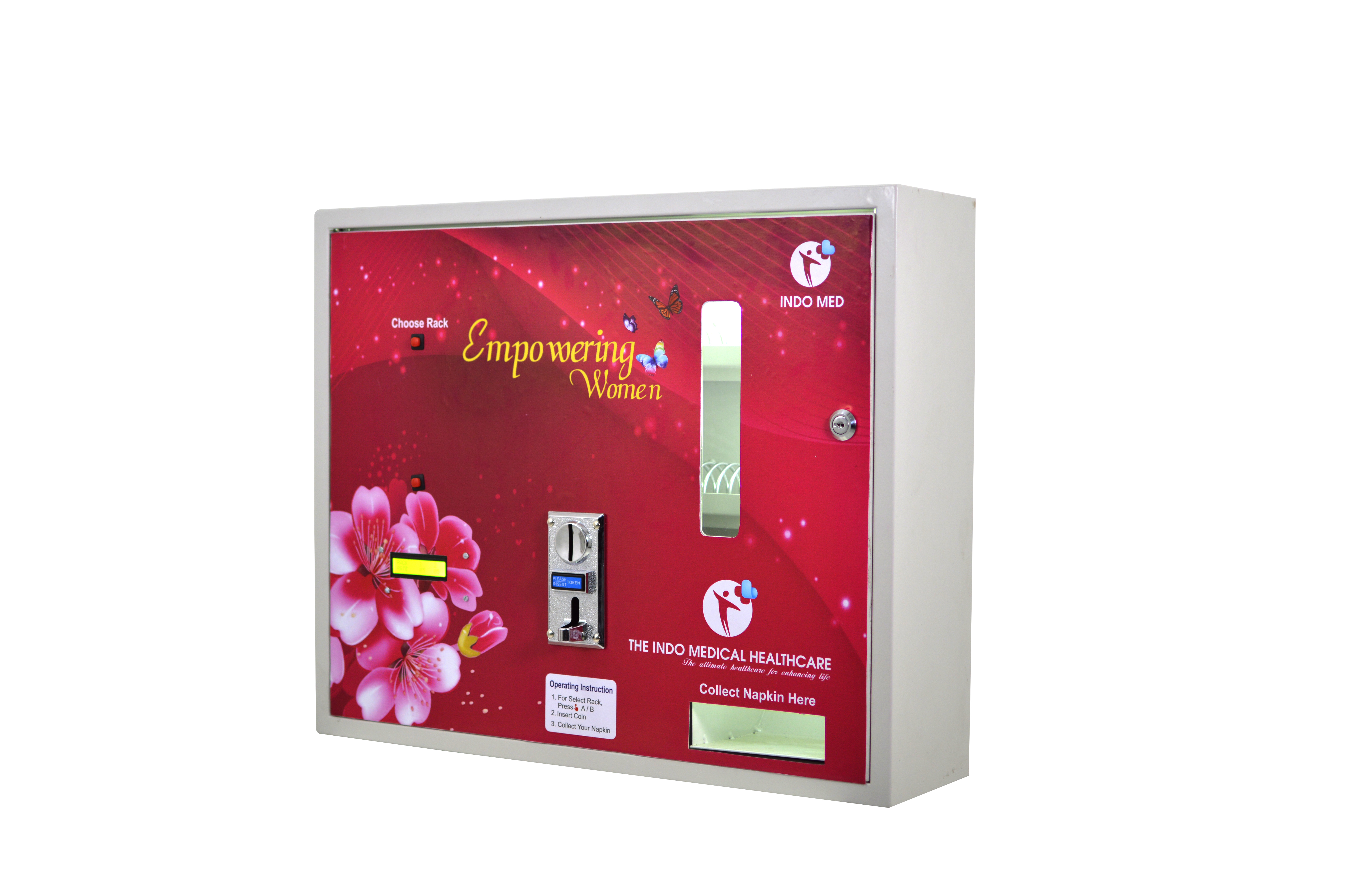 Sanitary Napkin Vending Machine - Capacity: 50 Pcs/min
