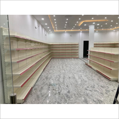Supermarket Wall Display Rack - Steel Material, Durable Design for Enhanced Visibility and Organization