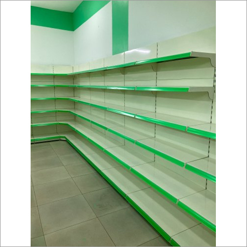 Gondola Unit - Steel Supermarket Rack | Vertical Display Fixture With Notches, Pegboards, And Slatwall