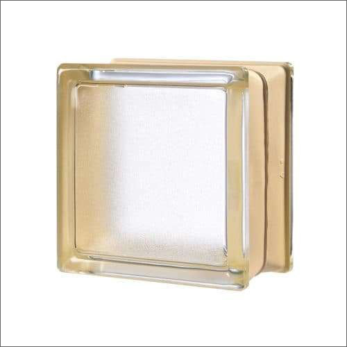 Solid Mini Vanilla Design Glass Block