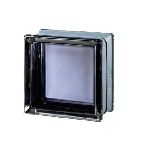 Solid Mini Futuristic Black 30% Design Glass Block