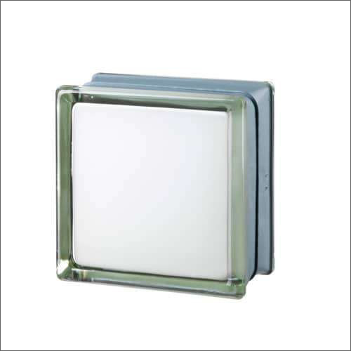 Solid Mini Futuristic White 100% Design Glass Block
