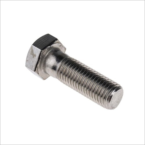 Hex Bolt Screw - Stainless Steel, 2 Inch Size, Hexagonal Head Type, Full Thread, Industrial Use