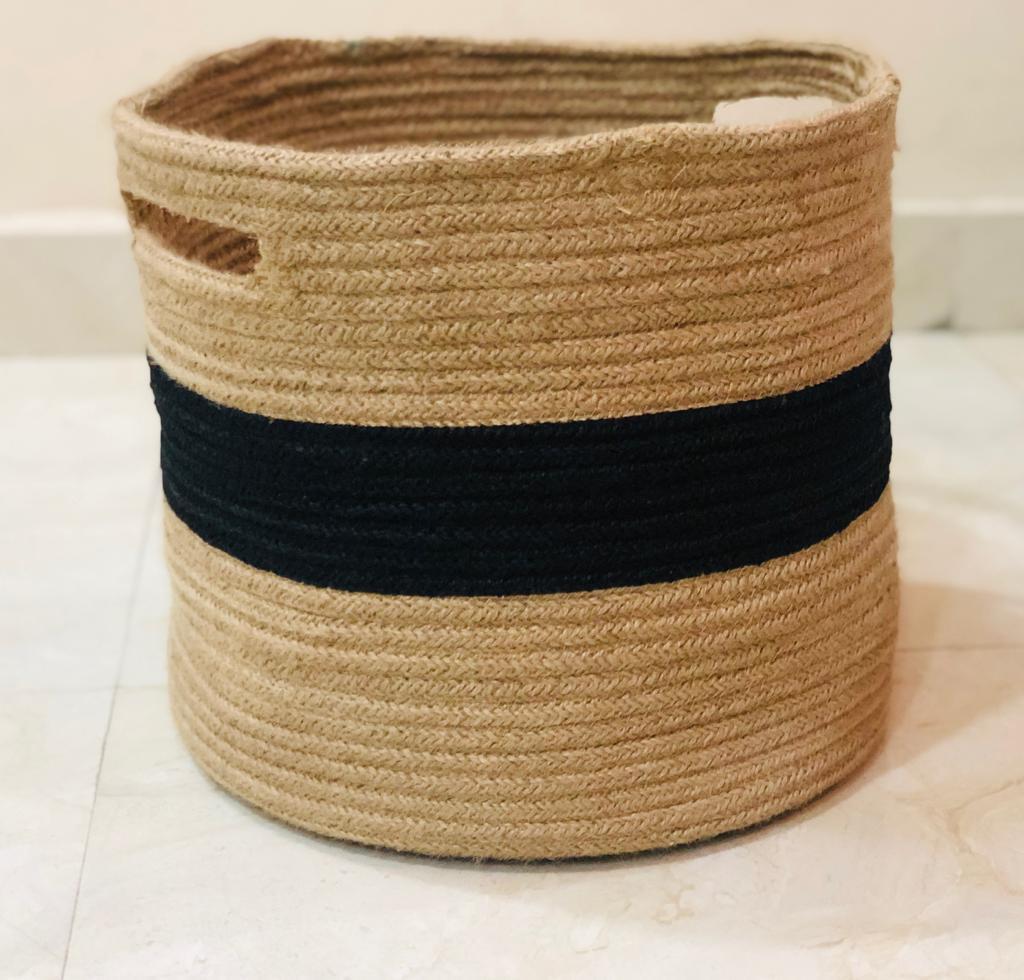 Washable Customized Decorative Jute Baskets