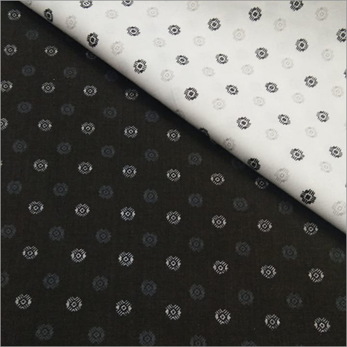 Quick Dry Leaf Print Cotton Shirting Fabric