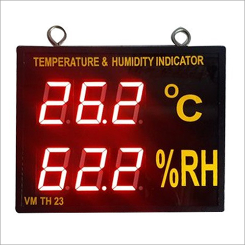 Wall Mounted Digital Temperature And Humidity Indicator Usage: Commercial