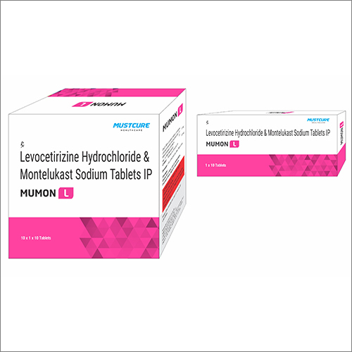 लेवोसेटिरिज़िन हाइड्रोक्लोराइड और मोंटेलुकास्ट सोडियम आईपी टैबलेट सामान्य दवाएं