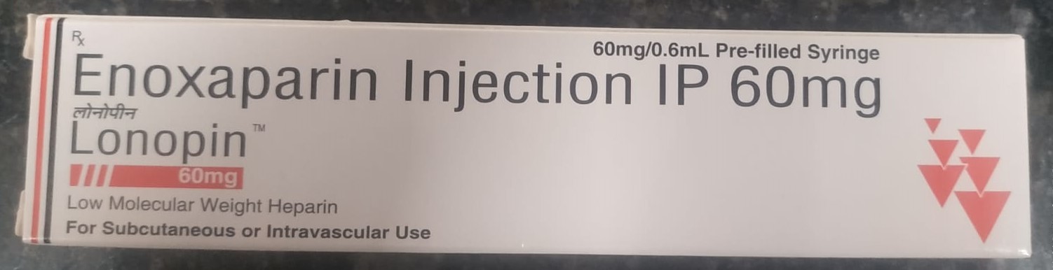 Enoxaparin Injection - Liquid Formulation, 1x1 Pfs Vial | Anticoagulant For Blood Clot Prevention And Treatment, Dosages Directed By Physician, Suitable For All