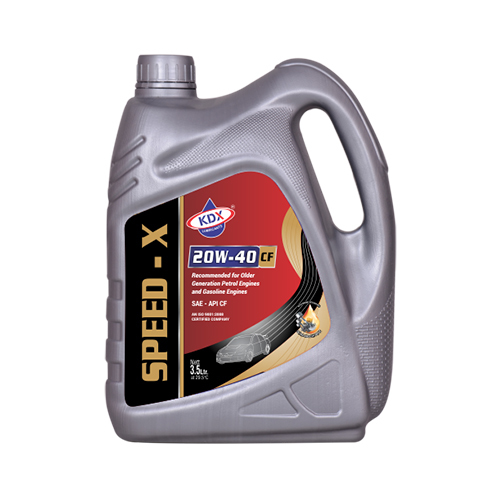 3.5Ltr स्पीड-X 20W40 Cf कार इंजन ऑयल पेट्रोल कार ऑयल मल्टी ग्रेड ऑयल ट्रेक्टर ऑयल आवेदन: ऑटोमोटिव