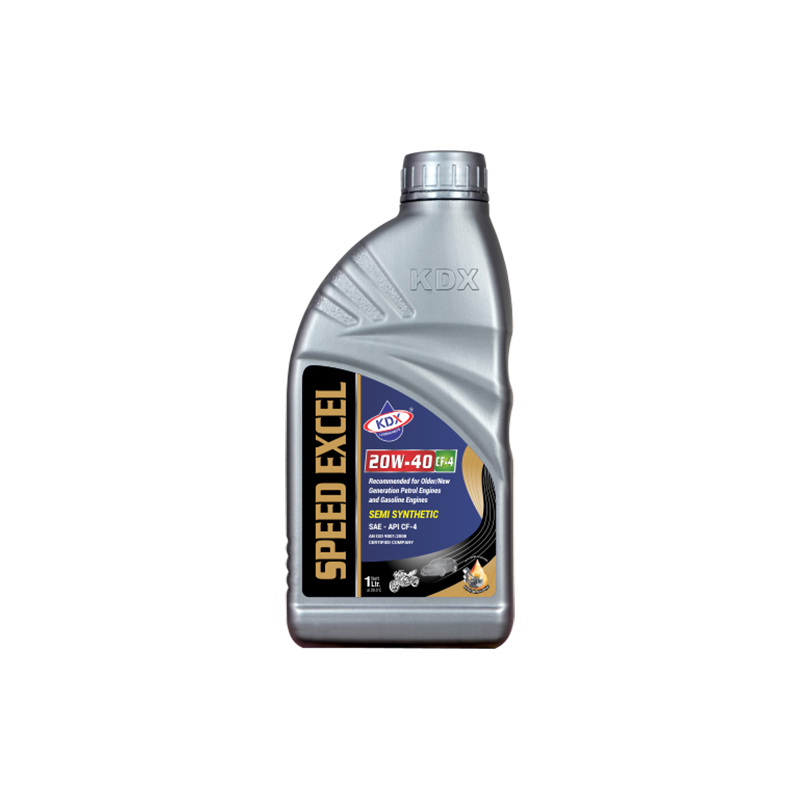Speed Excel Oil - 3 Litre, 20w40 Cf-4 Semi Synthetic Engine Oil | Enhanced Lubrication, Fuel Efficiency, Engine Performance For Motorcycles, Petrol Cars, Tractors