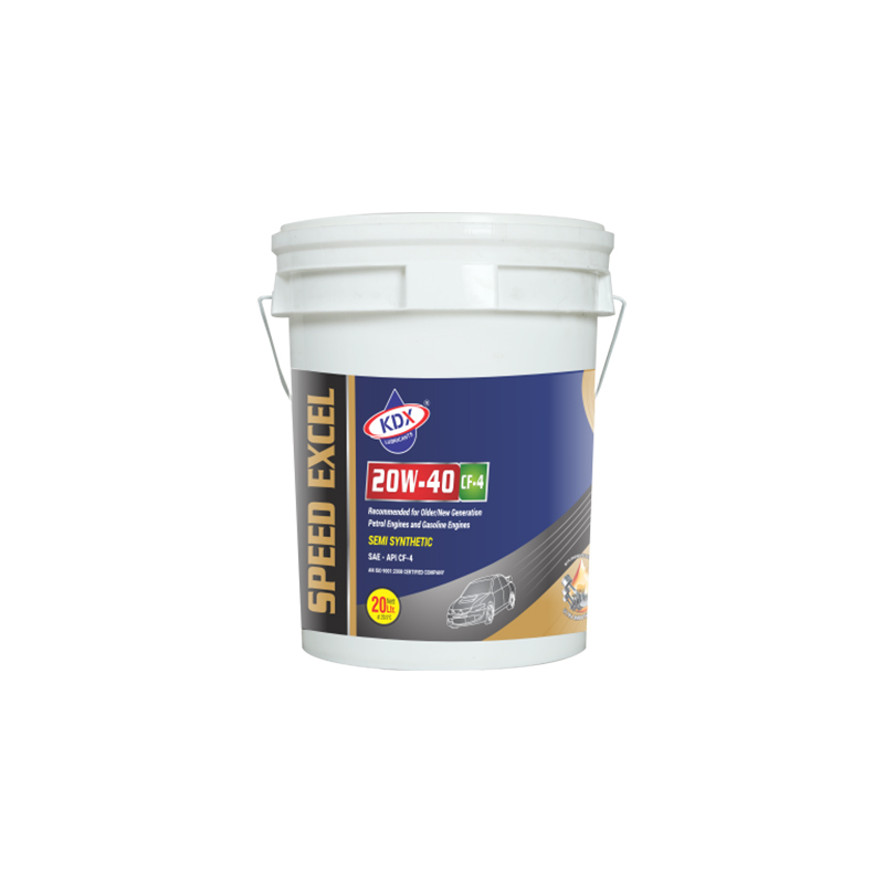 Speed Excel Oil - 3 Litre, 20w40 Cf-4 Semi Synthetic Engine Oil | Enhanced Lubrication, Fuel Efficiency, Engine Performance For Motorcycles, Petrol Cars, Tractors