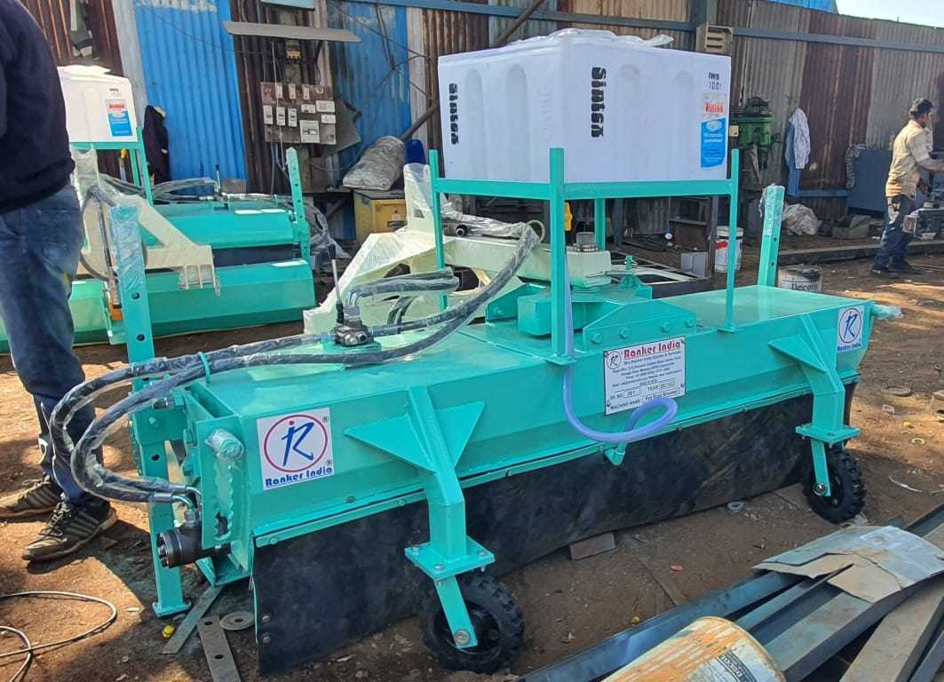 Semi-automatic Tractor Mounted Road Broomer Sweeper