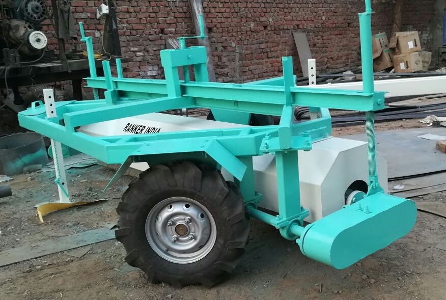 Semi-automatic Tractor Mounted Road Broomer Sweeper