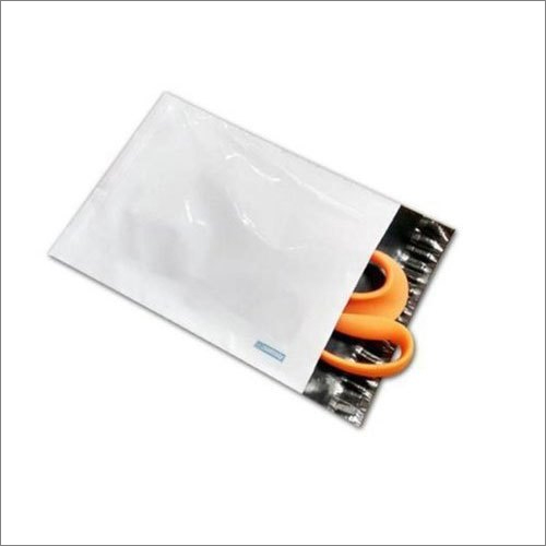 PVC Courier Packaging Bag - PVC Material, 14x18 Inch Size, White Color | Tear-Resistant, Weather-Resistant, Durable, Recyclable