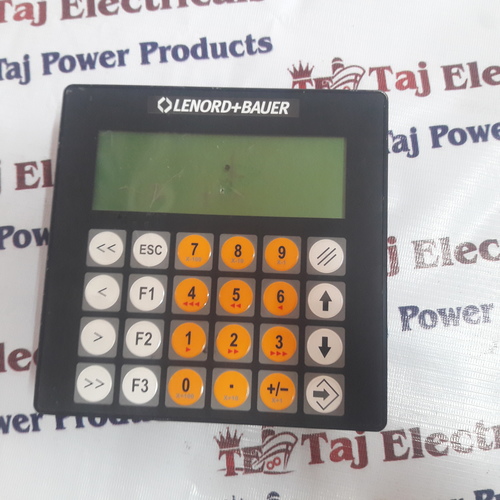 Lenord Bauer 88100D1 - Features: Keypad Interface
