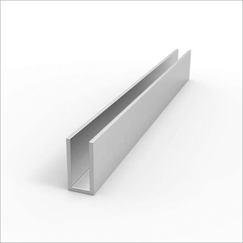 Aluminium U Channel - 3 Feet Long, 9.5 mm Thickness, Industrial Grade, Corrosion Resistant, Ideal for Slides, Railings, Framing and Protective Edges