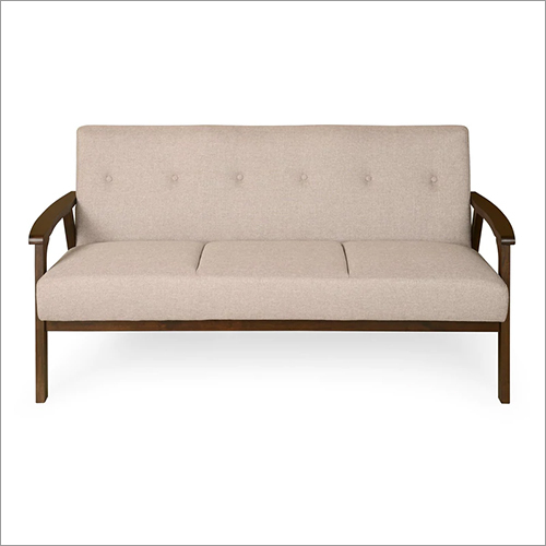 Brown Dark Walnut Zoey 3 Seater Sofa