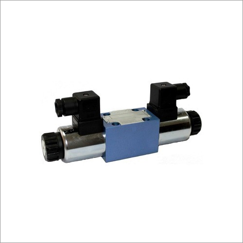 Silver And Black Electrically Operated Direction Control Valve