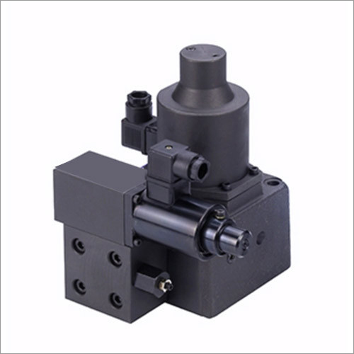 Black Hydraulically Operated Direction Control Valve