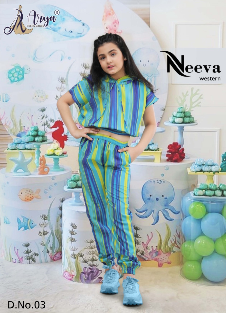 Multicolour Kids Top Pent