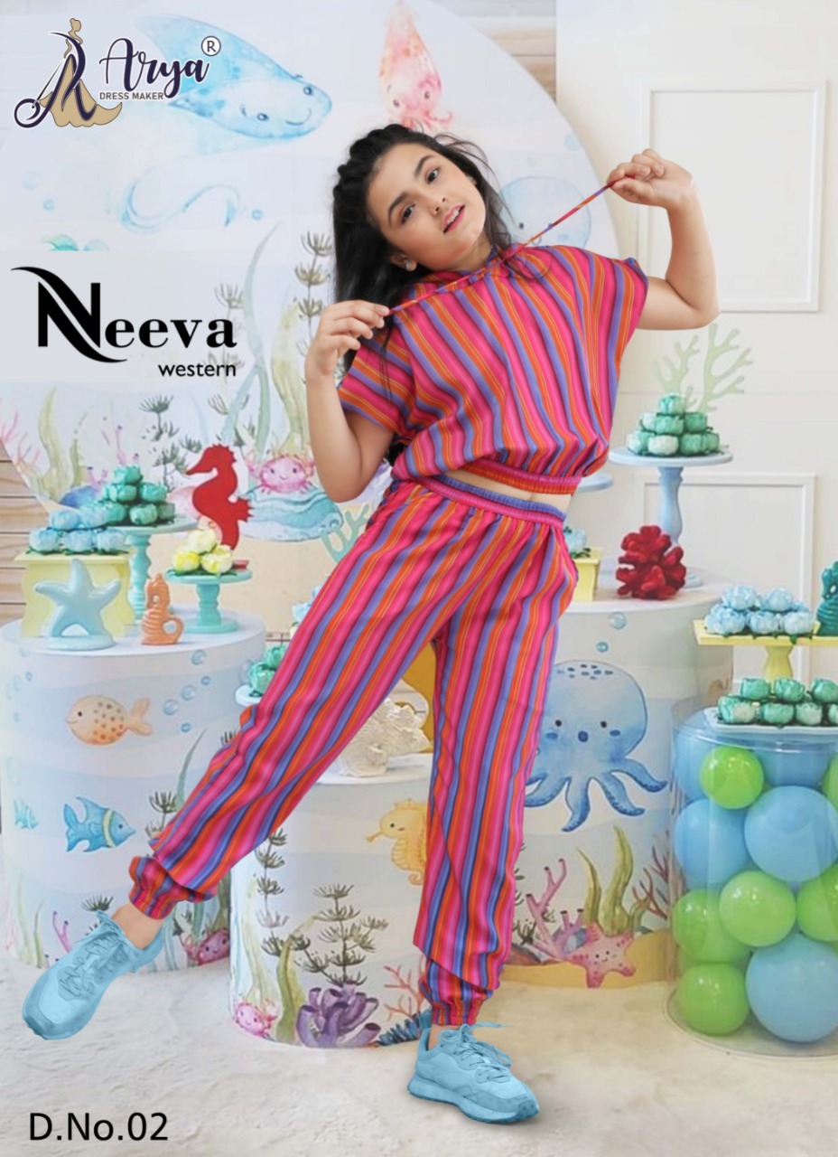 Multicolour Kids Top Pent