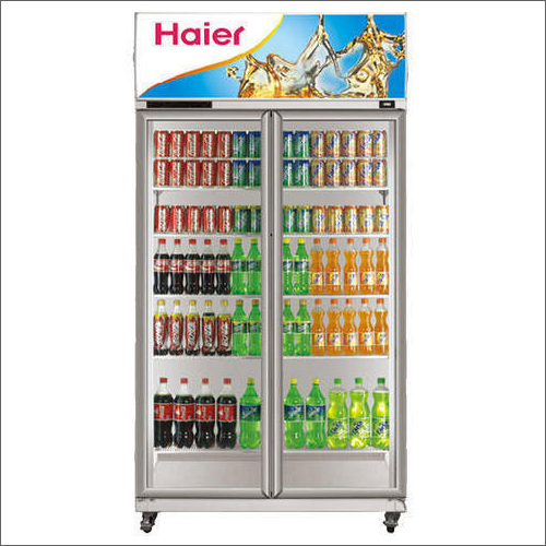 Double Door Commercial Visi Cooler - Electrical Power Source , Automatic Defrost Operation