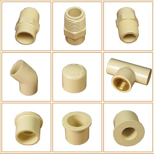 CPVC Ashirvad Pipe Fittings - Round Shape, UPVC Material | Durable Solution for Efficient Plumbing Applications
