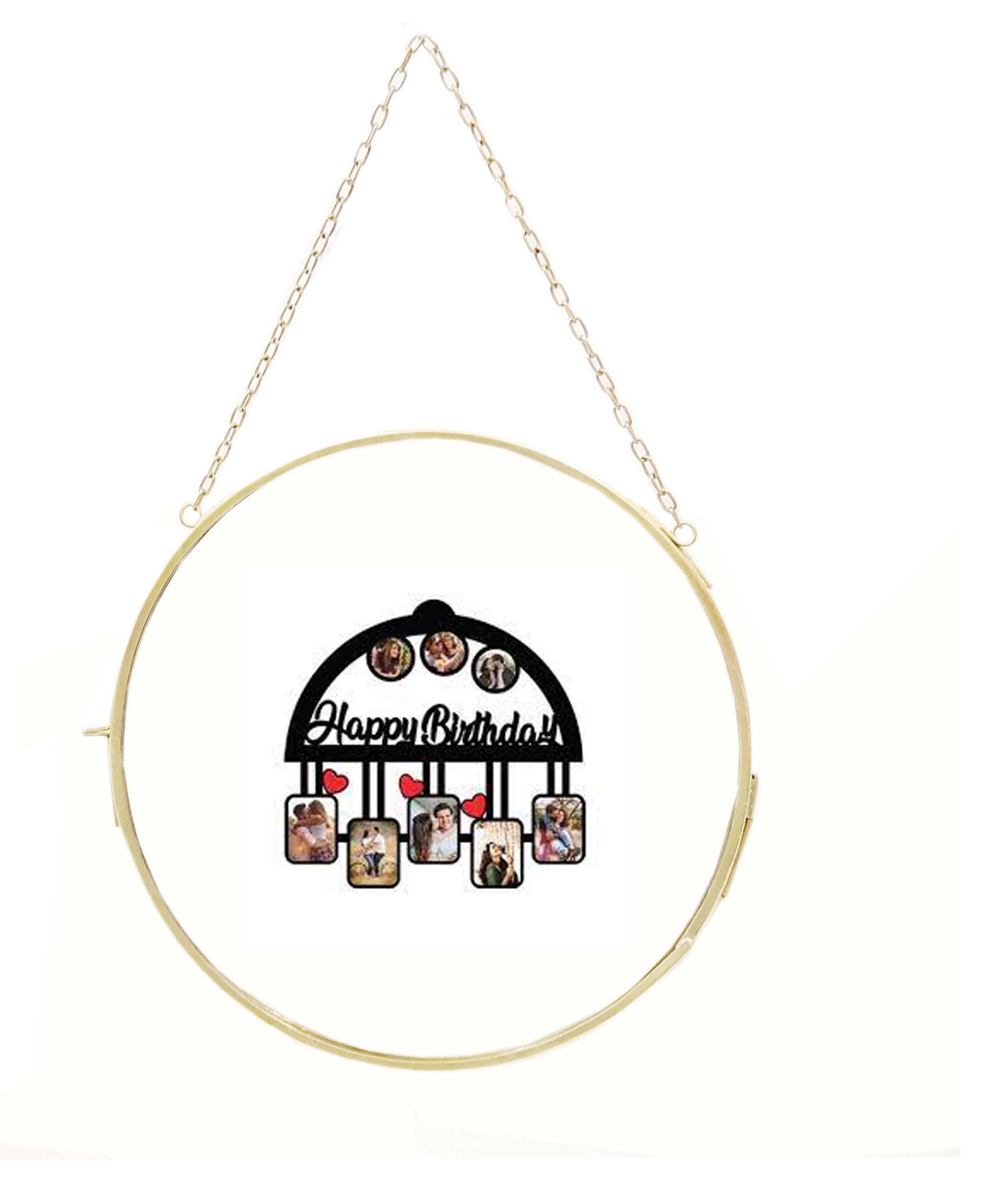 Gold Round Photo Frame