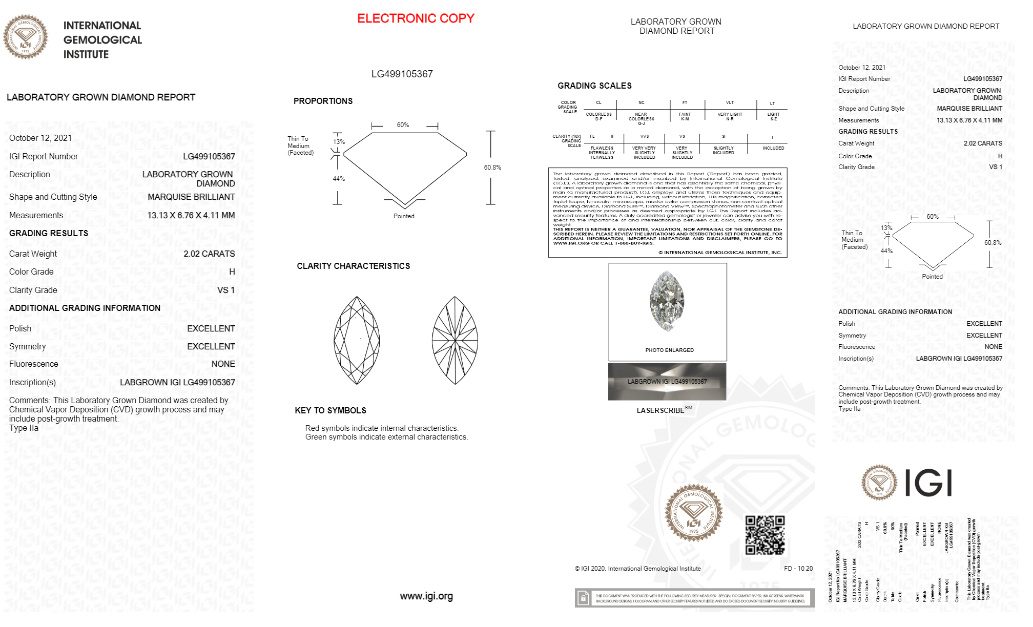 Marquise Cvd Lab Grown Diamond at INR in Surat Excellent