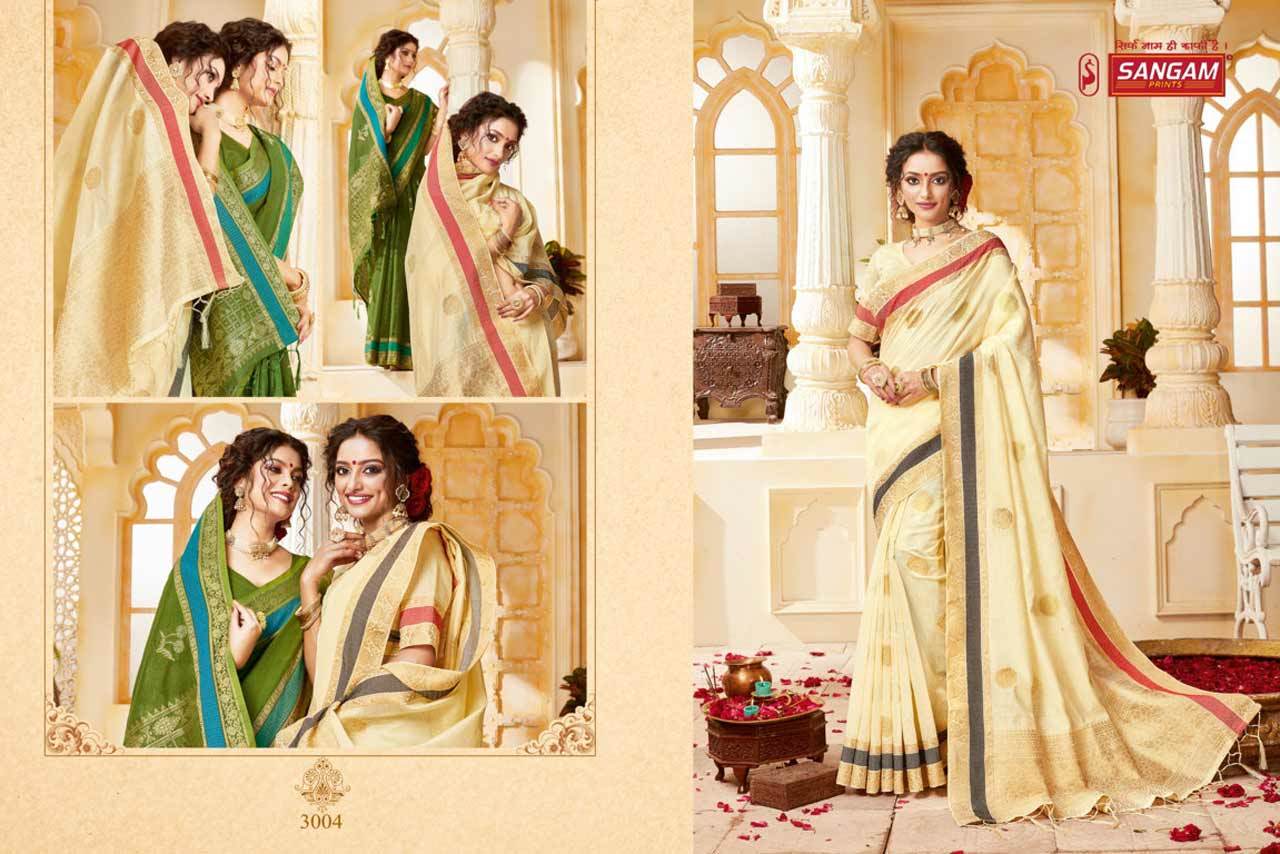 No Fade Indian Handloom Whoesale Saree Catlogue Set