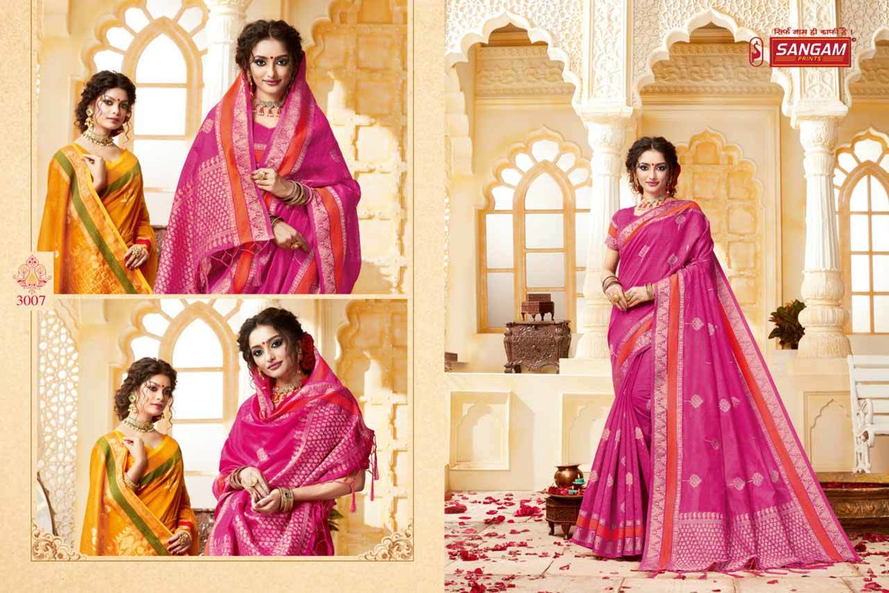 No Fade Indian Handloom Whoesale Saree Catlogue Set