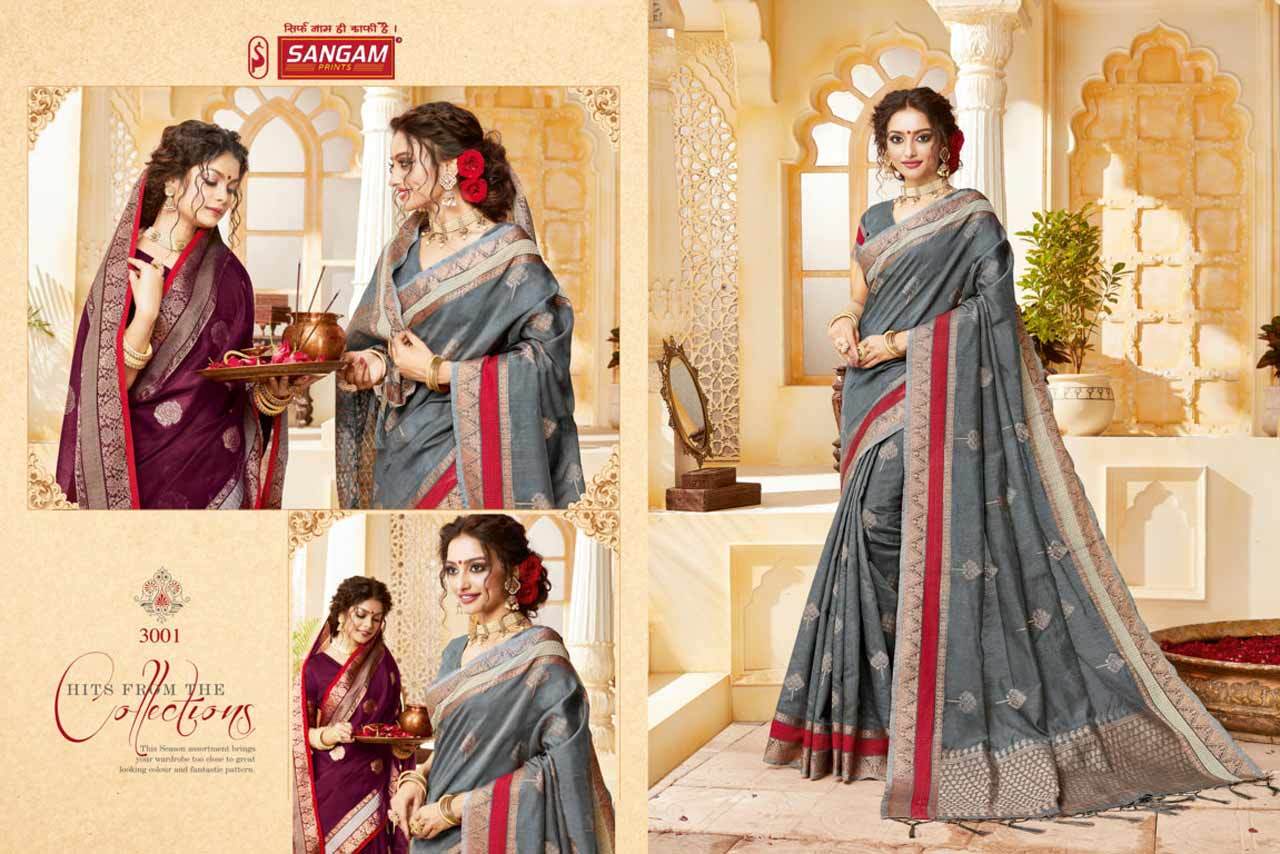 No Fade Indian Handloom Whoesale Saree Catlogue Set