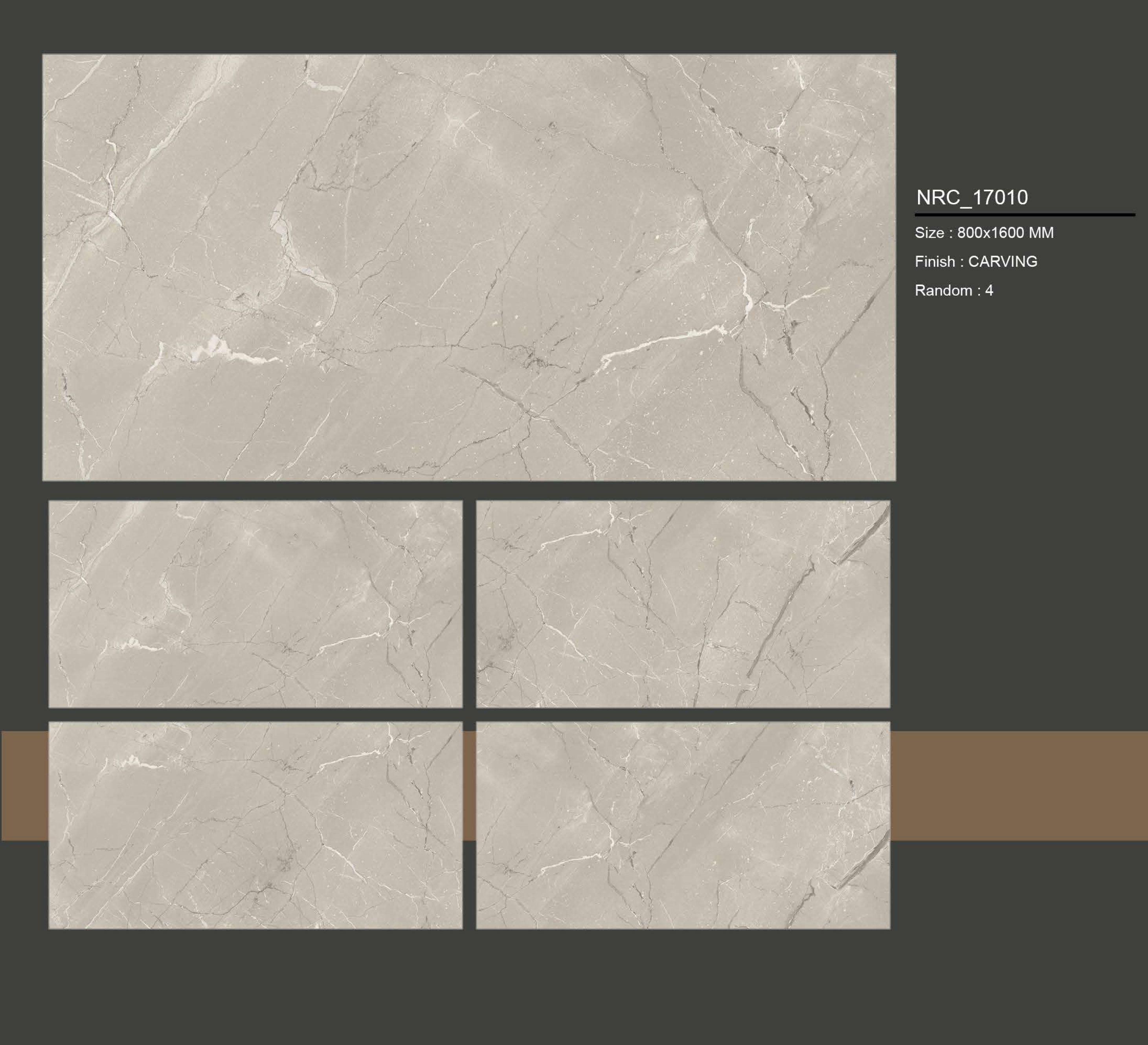 Vitrified Floor Tiles Carving - Feature: Non-slip