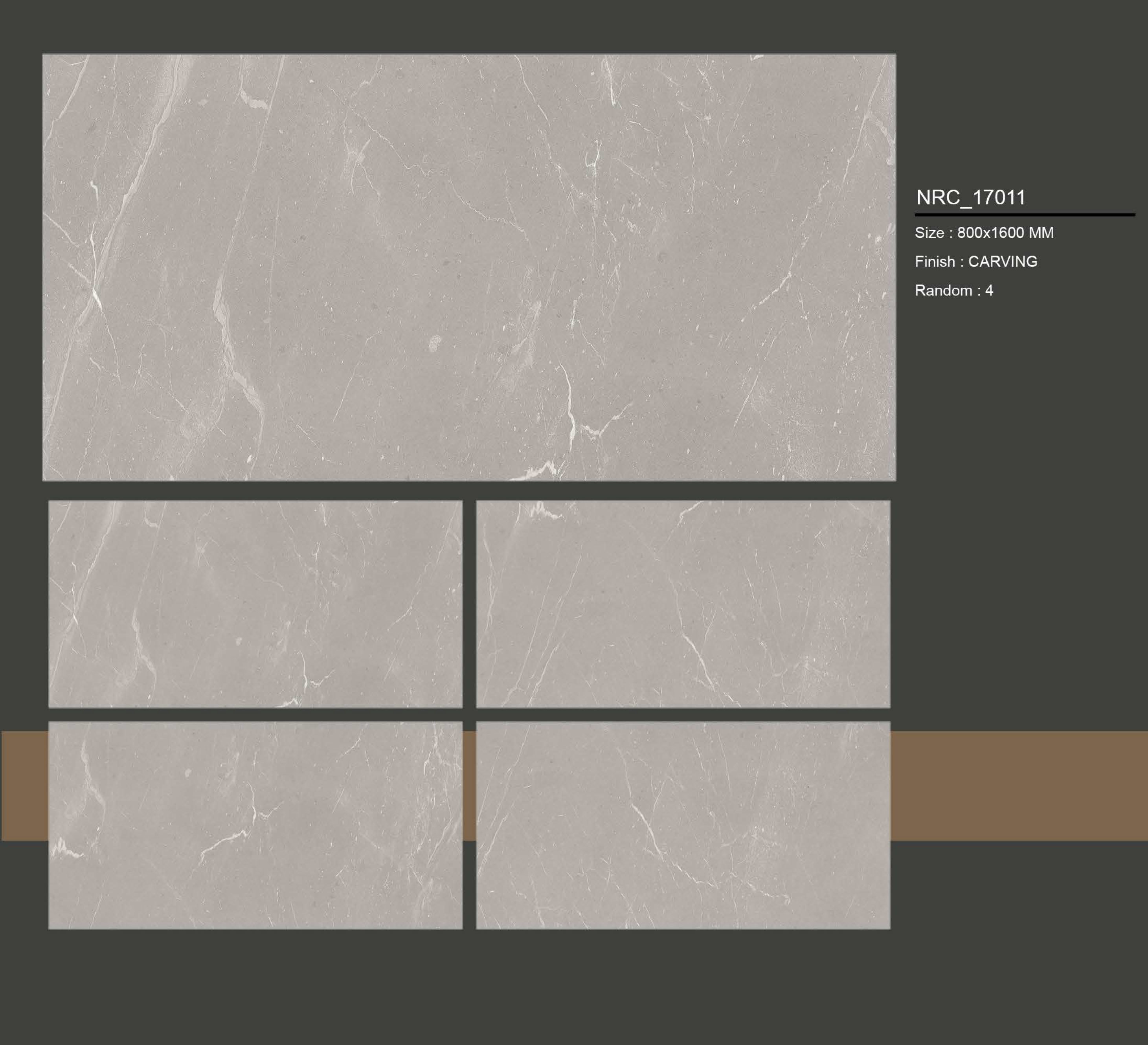 Vitrified Floor Tiles Carving - Feature: Non-slip