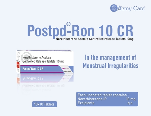 Norethisterone Acetate Controlled Release 10mg