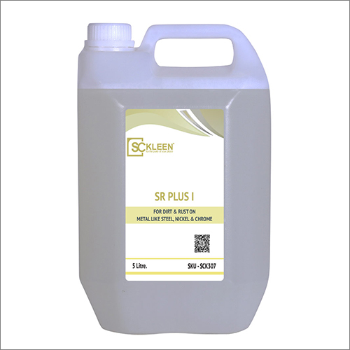 Steel Nickel and Chrome Surfaces Cleaner - 5 Litre Liquid, Ideal for Effective Cleaning and Maintenance