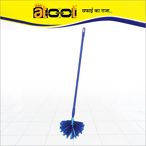 एडजस्टेबल स्टील रॉड के साथ ब्लू 200 ग्राम कोबवेब ब्रश